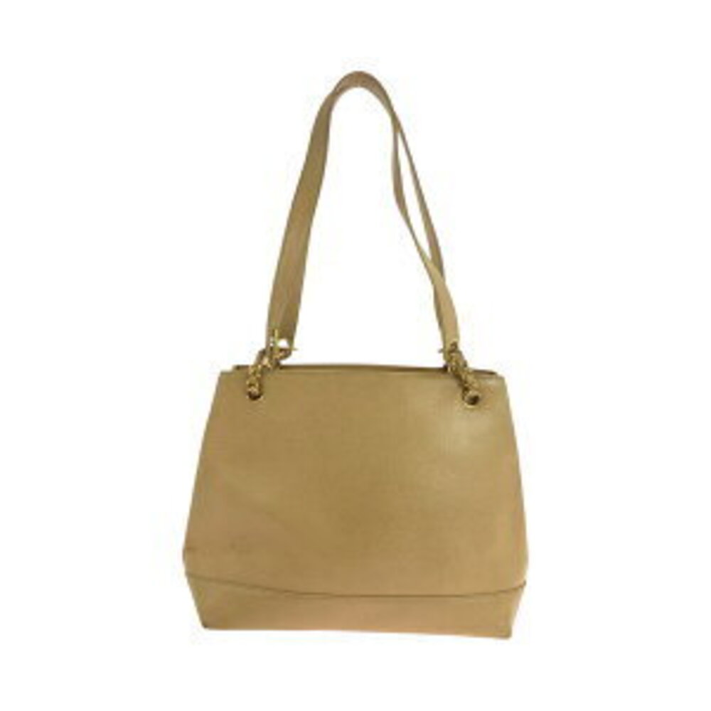Chanel bag Brown Tan Camel chain Coco leather caviar Mark shoulder